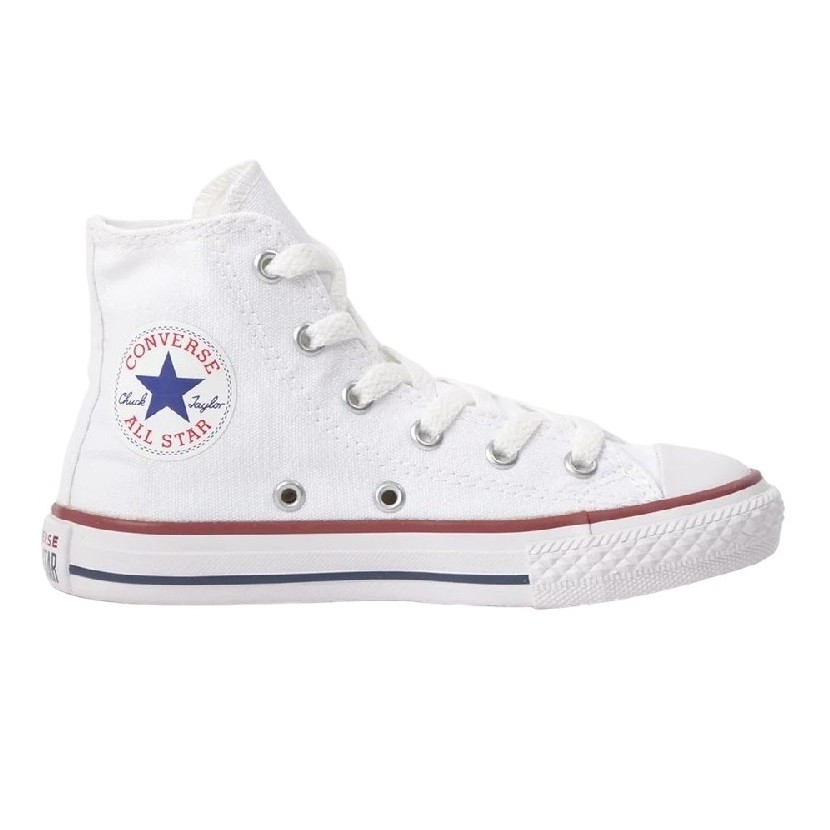 TÊNIS CONVERSE ALL STAR CHUCK TAYLOR HI BRANCO JUVENIL