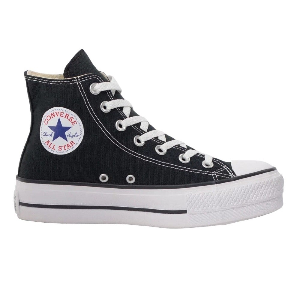 TÊNIS CONVERSE ALL STAR CHUCK TAYLOR PLATFORM HI PRETO