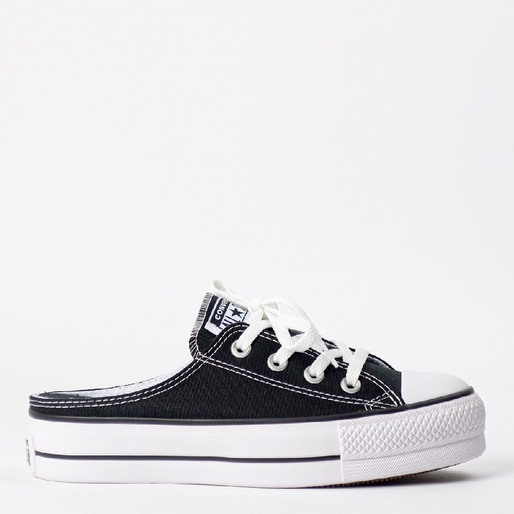 Tênis converse all star chuck taylor mule platform lift preto