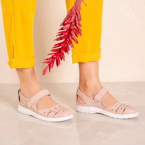 Sapatilha balatore boneca comfort nude feminina