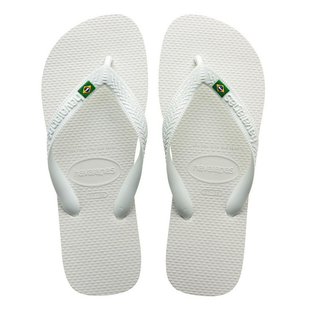 CHINELO HAVAIANAS BRASIL BRANCO
