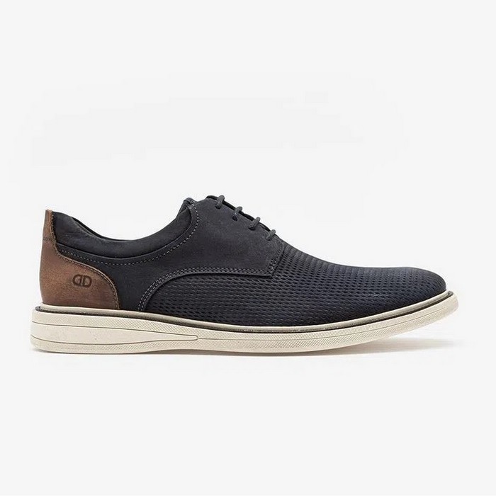 Sapato democrata metropolitan bay azul marinho masculino
