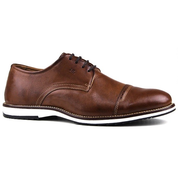 Sapato mr light cordão caramelo masculino