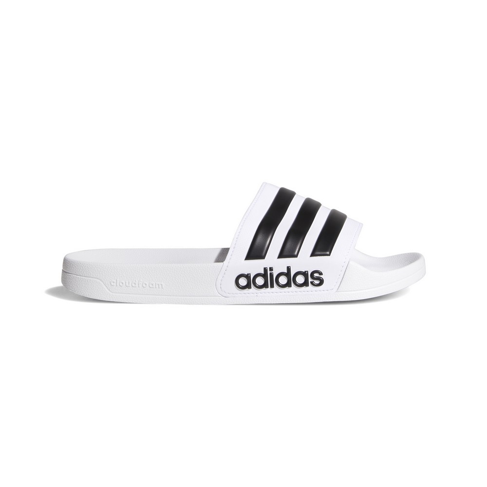 Chinelo adidas adilette shower branco com preto