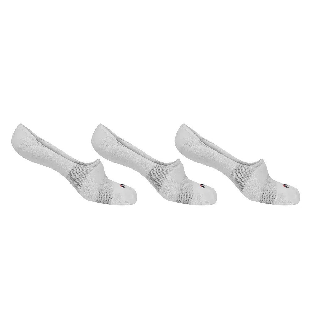 MEIA FILA INVISIBLE 3 PARES BRANCA