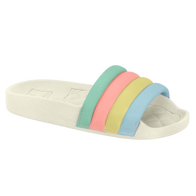 Chinelo molekinha slide azul infantil