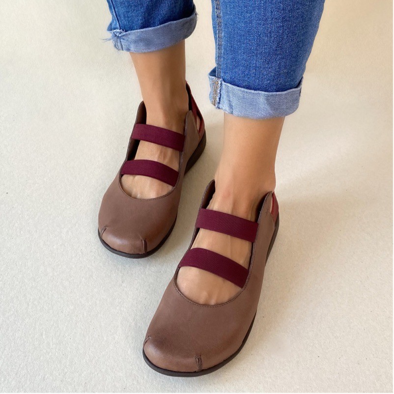SAPATO AYE-AYE VAZADO/ELÁSTICO CHOCOLATE FEMININO