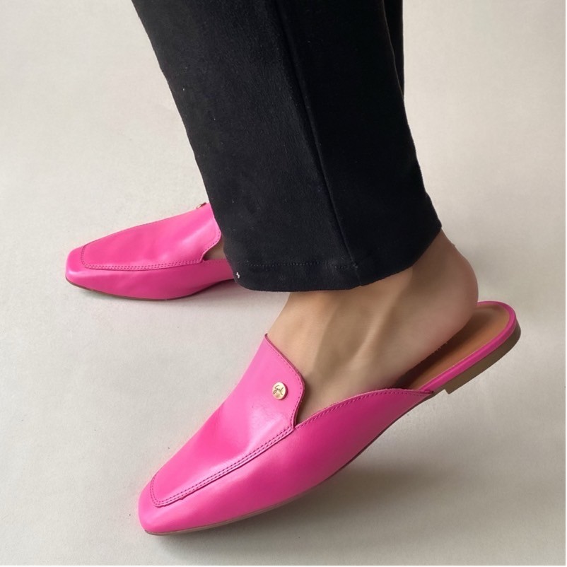 MULE GIULIA DOMNA BÁSICO ROSA FEMININA
