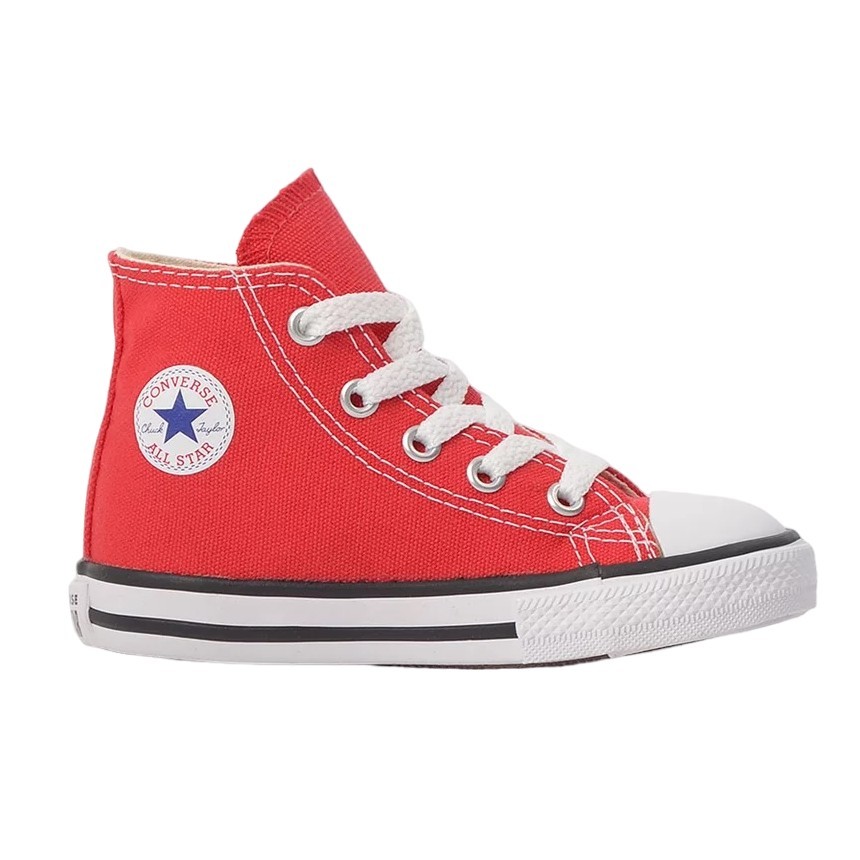 TÊNIS CONVERSE ALL STAR CHUCK TAYLOR HI VERMELHO INFANTIL