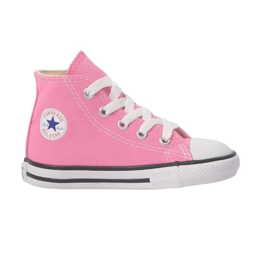 TÊNIS CONVERSE ALL STAR CHUCK TAYLOR HI ROSA INFANTIL