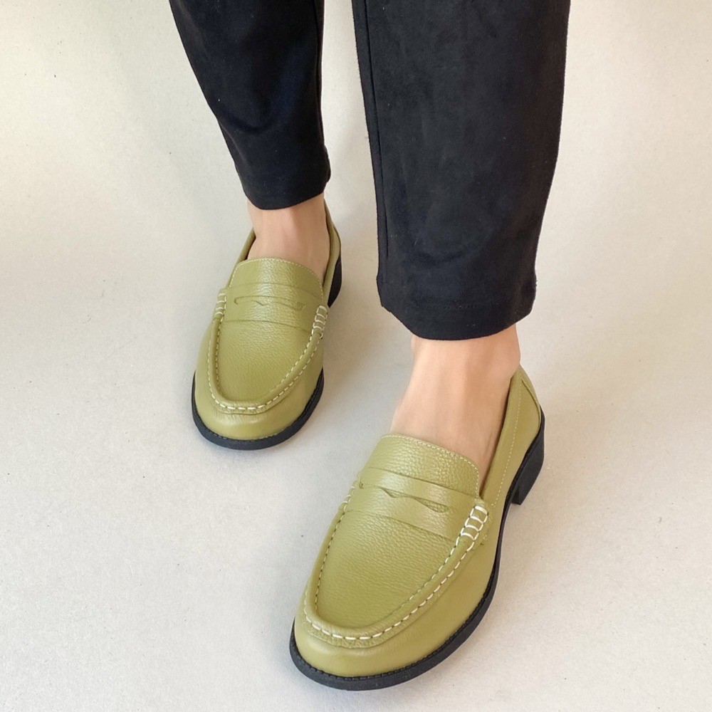 Mocassim sales verde feminino