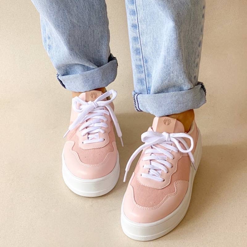 TÊNIS MY SHOES PLATAFORMA ROSA FEMININO