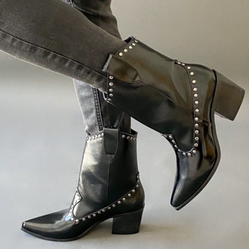 BOTA ZABUMBA COUNTRY PRETA FEMININA