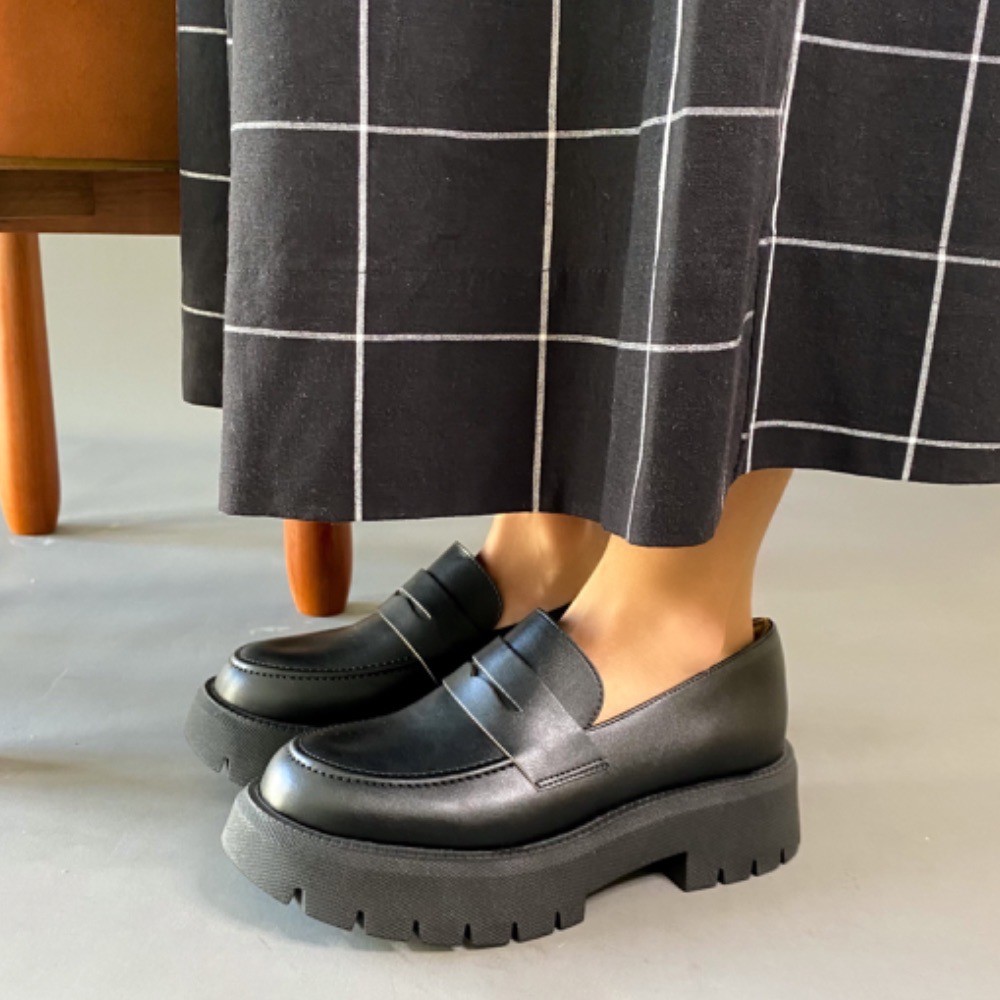 SAPATO PLATAFORMA MY SHOES CARA DE GATO PRETO FEMININO