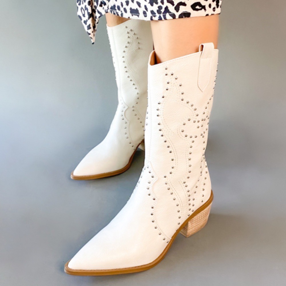 BOTA SUZANA SANTOS COUNTRY/HOTFIX MARFIM FEMININA