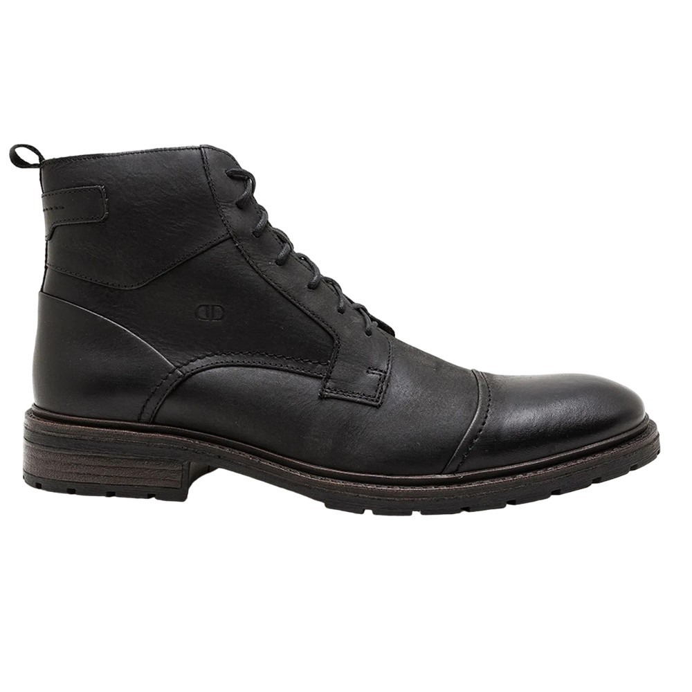 BOTA DEMOCRATA ASTRO GARAGE PRETA MASCULINA