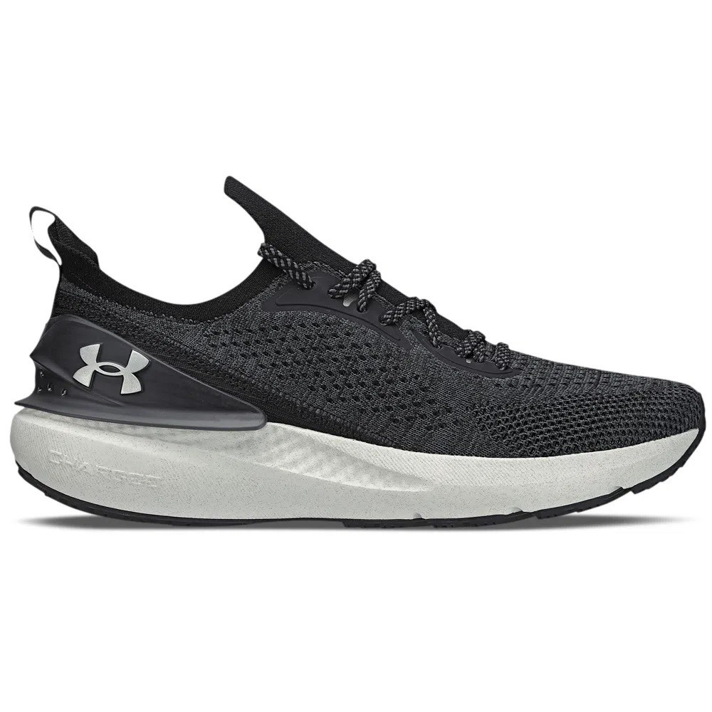 TÊNIS UNDER ARMOUR UA CHARGED QUICKER CINZA COM PRETO MASCULINO