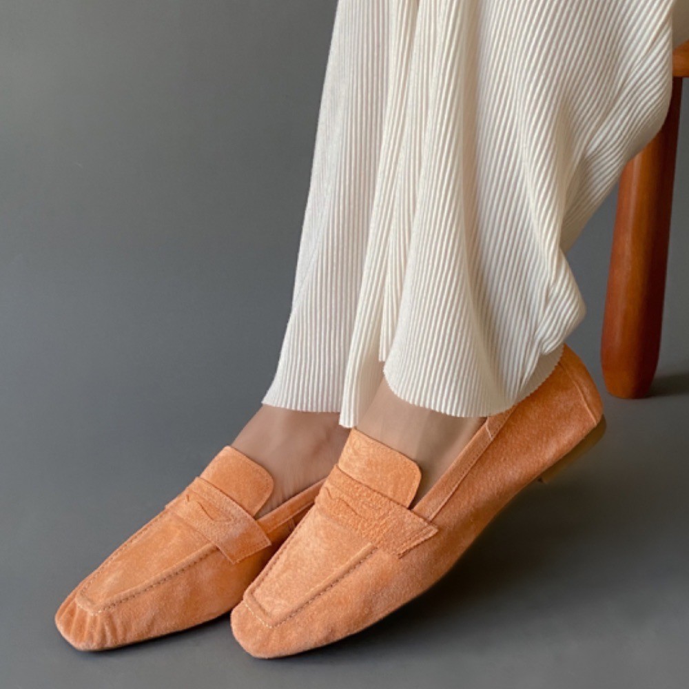 MOCASSIM SALTO DE OURO LOAFER SALMÃO FEMININO