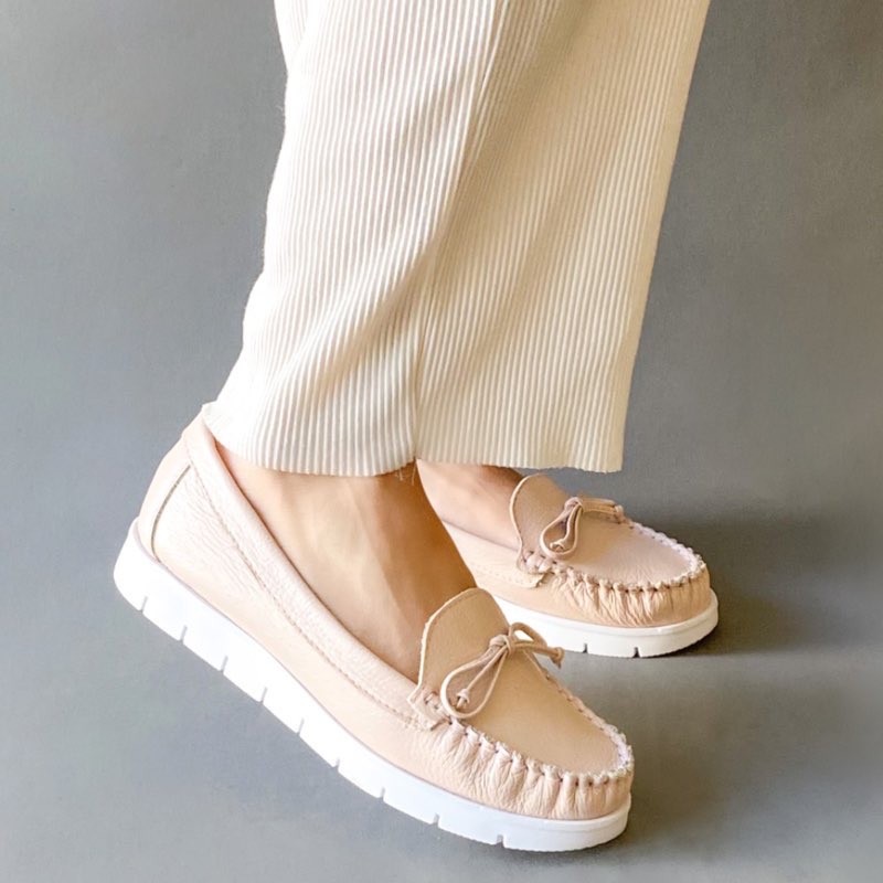 MOCASSIM ANNE MORAES LAÇO ROSA FEMININO