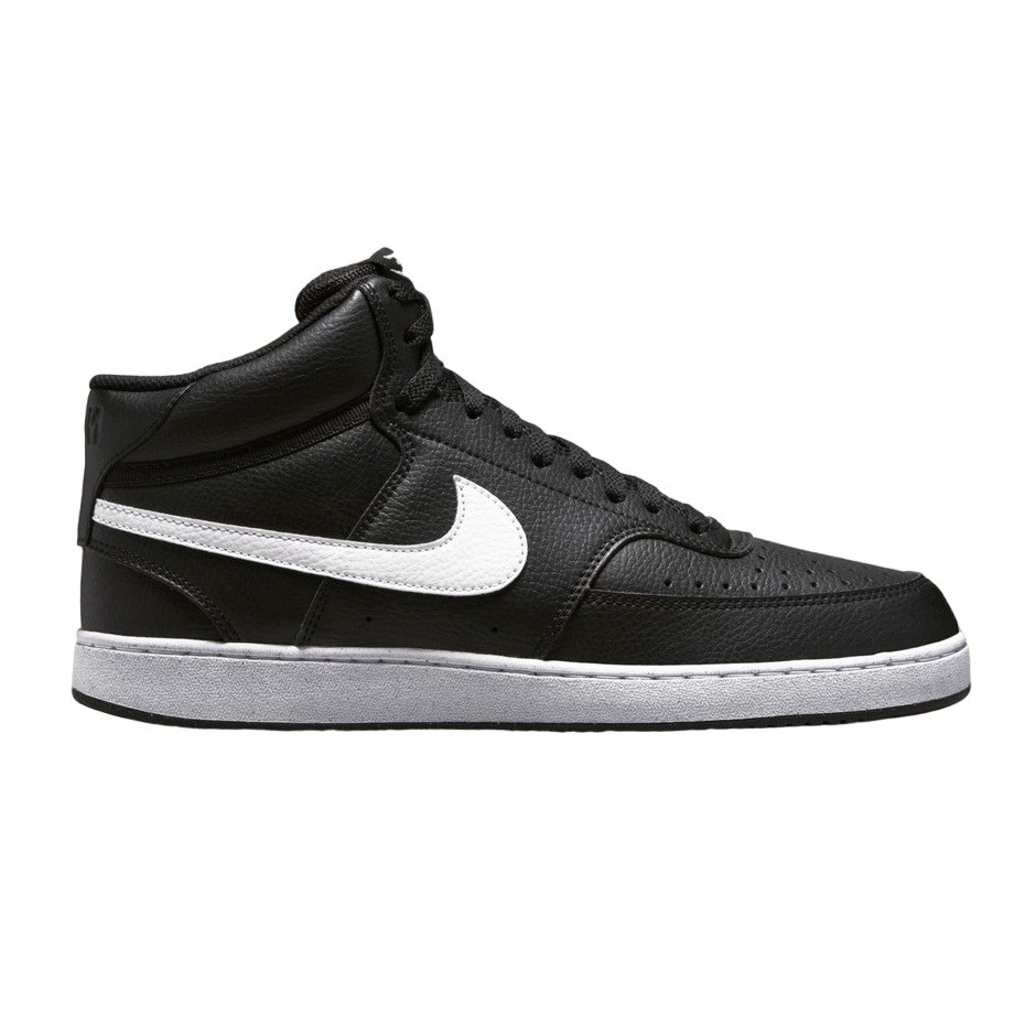 TÊNIS NIKE COURT VISION MID PRETO COM BRANCO MASCULINO