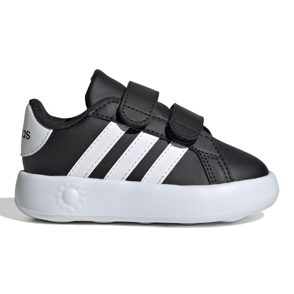 TÊNIS ADIDAS GRAND COURT 2.0 KIDS PRETO COM BRANCO INFANTIL