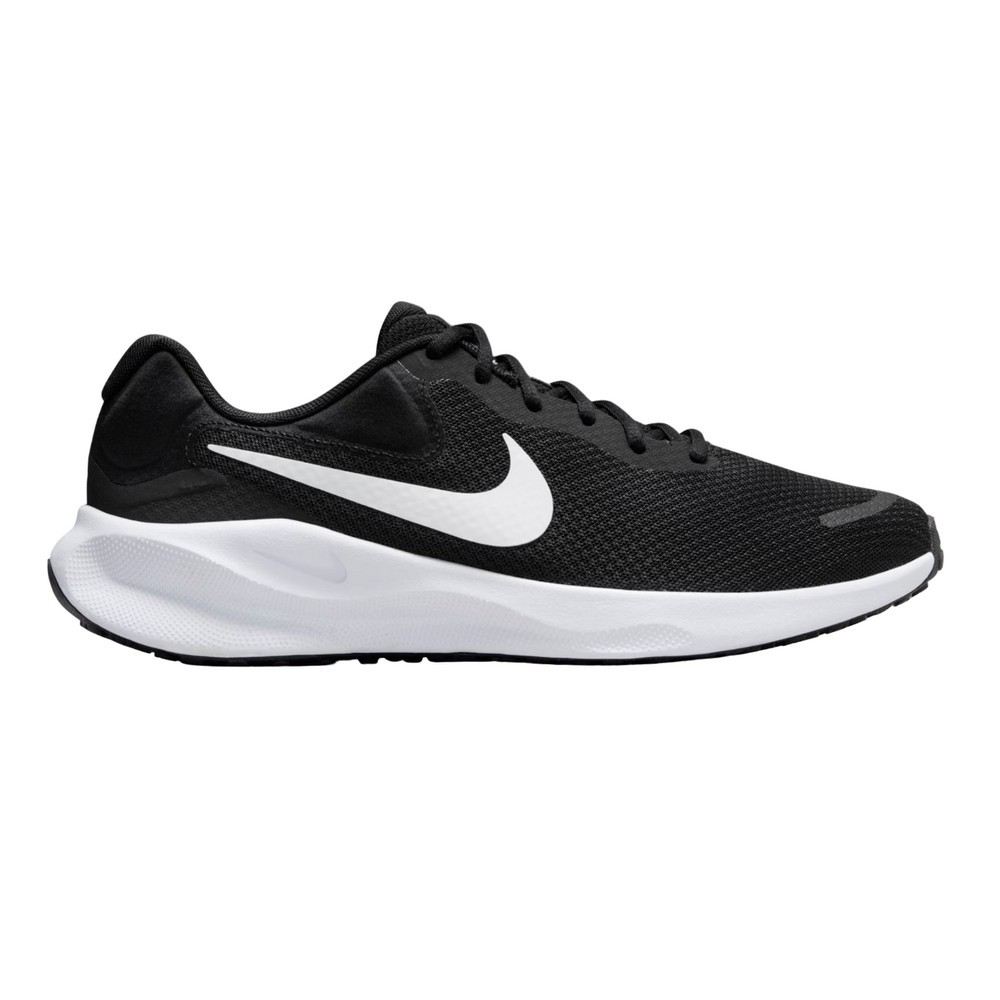 TÊNIS NIKE REVOLUTION 7 PRETO COM BRANCO MASCULINO