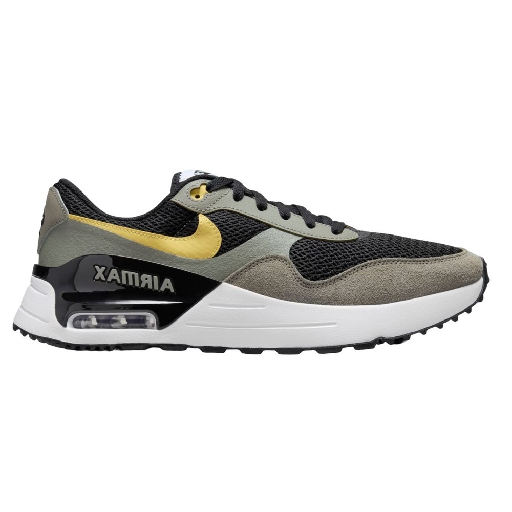 TÊNIS NIKE AIR MAX SYSTM CINZA COM PRETO MASCULINO