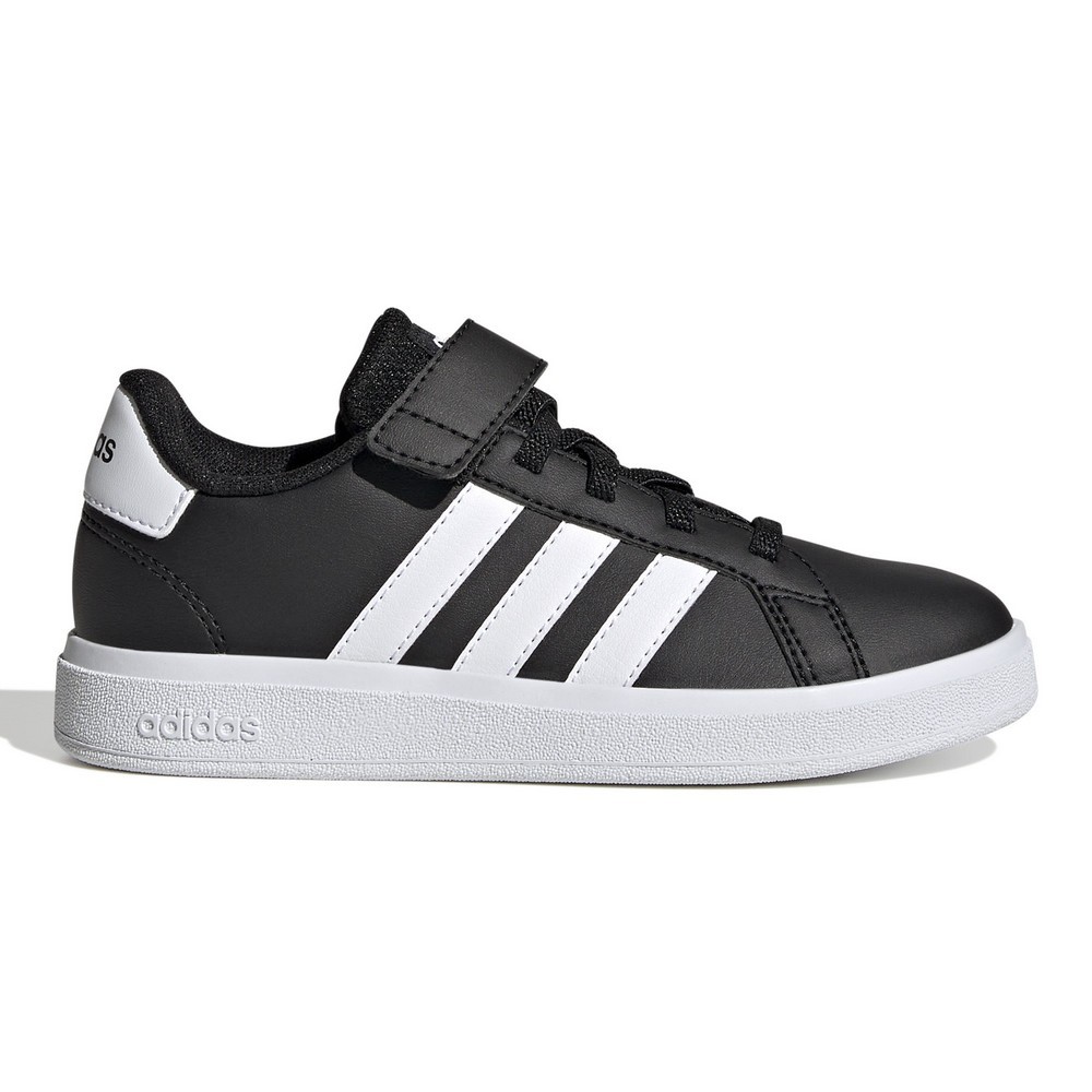 TÊNIS ADIDAS GRAND COURT PRETO COM BRANCO JUVENIL