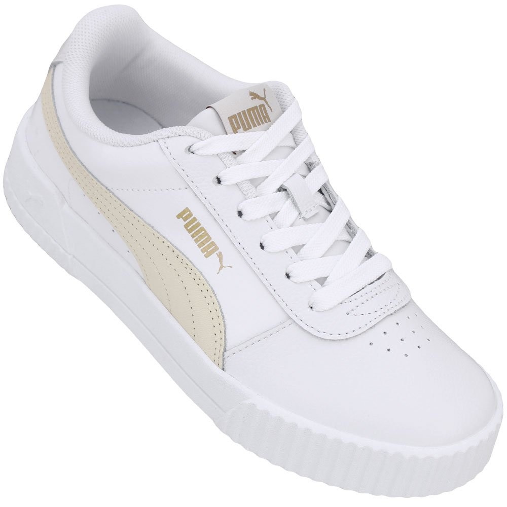 Puma Carina Bold Puma Feminino Tenis Carina Puma Soft Foam Branco Puma CARINA BOLD Women's Leisure Footwear