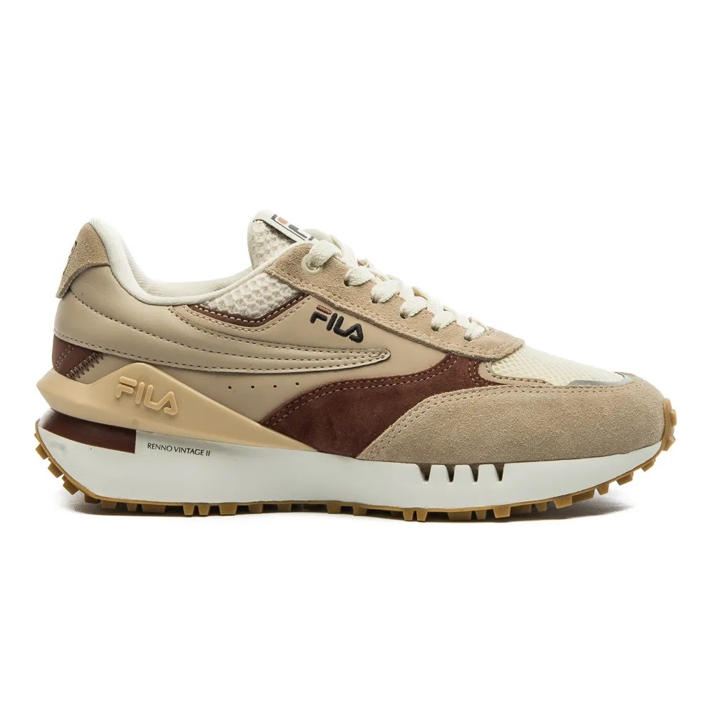 TÊNIS FILA RENNO VINTAGE II BEGE FEMININO