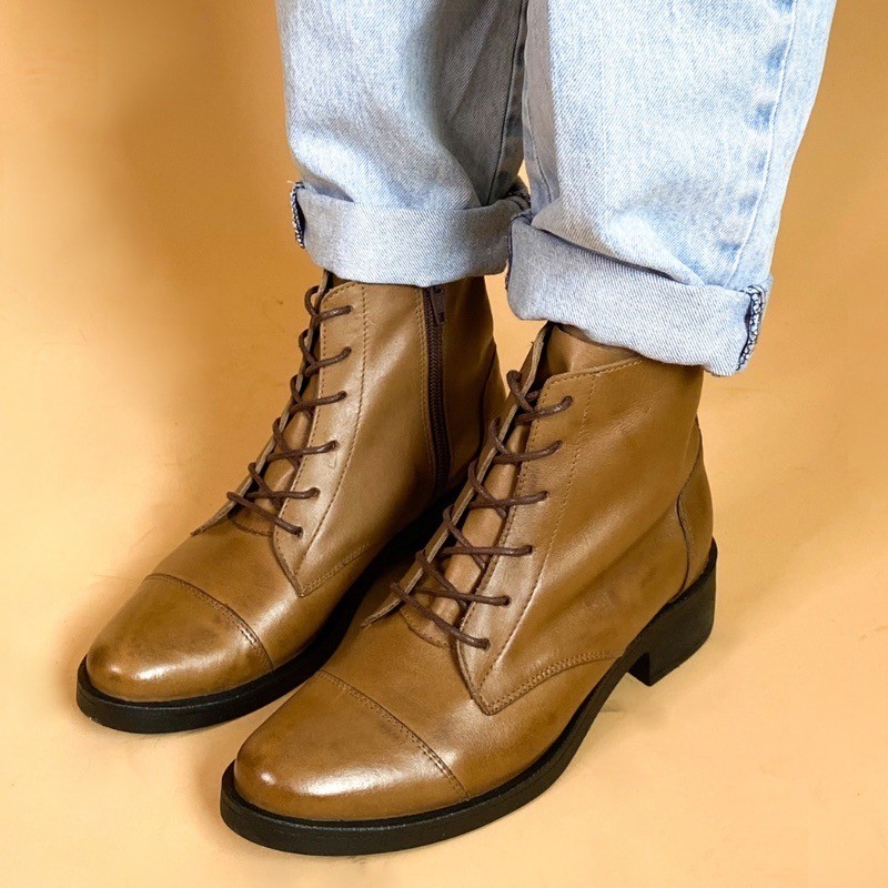 BOTA VIA PAULA CORDÃO CARAMELO FEMININA