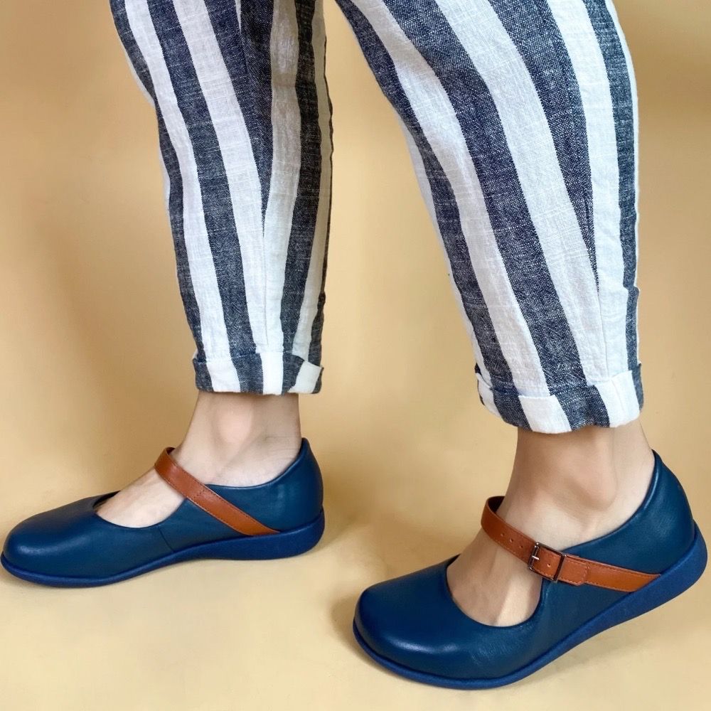 SAPATILHA AYE-AYE BONECA AZUL MARINHO FEMININA