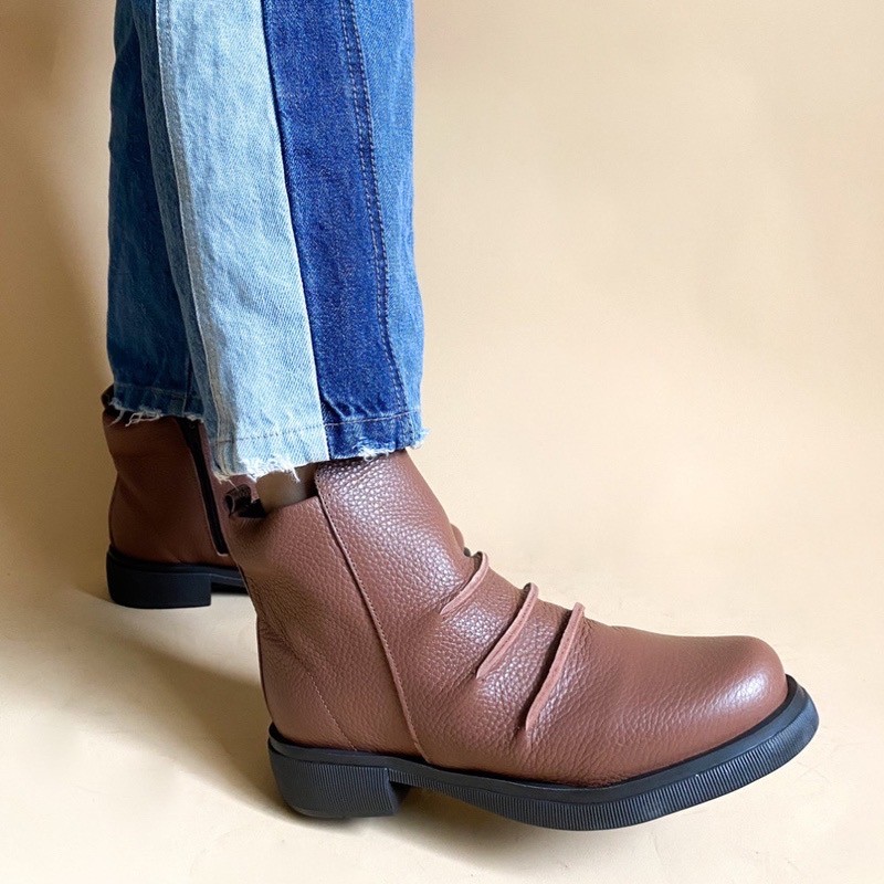 BOOT ZIMBAUÊ COMFORT CARAMELO FEMININO