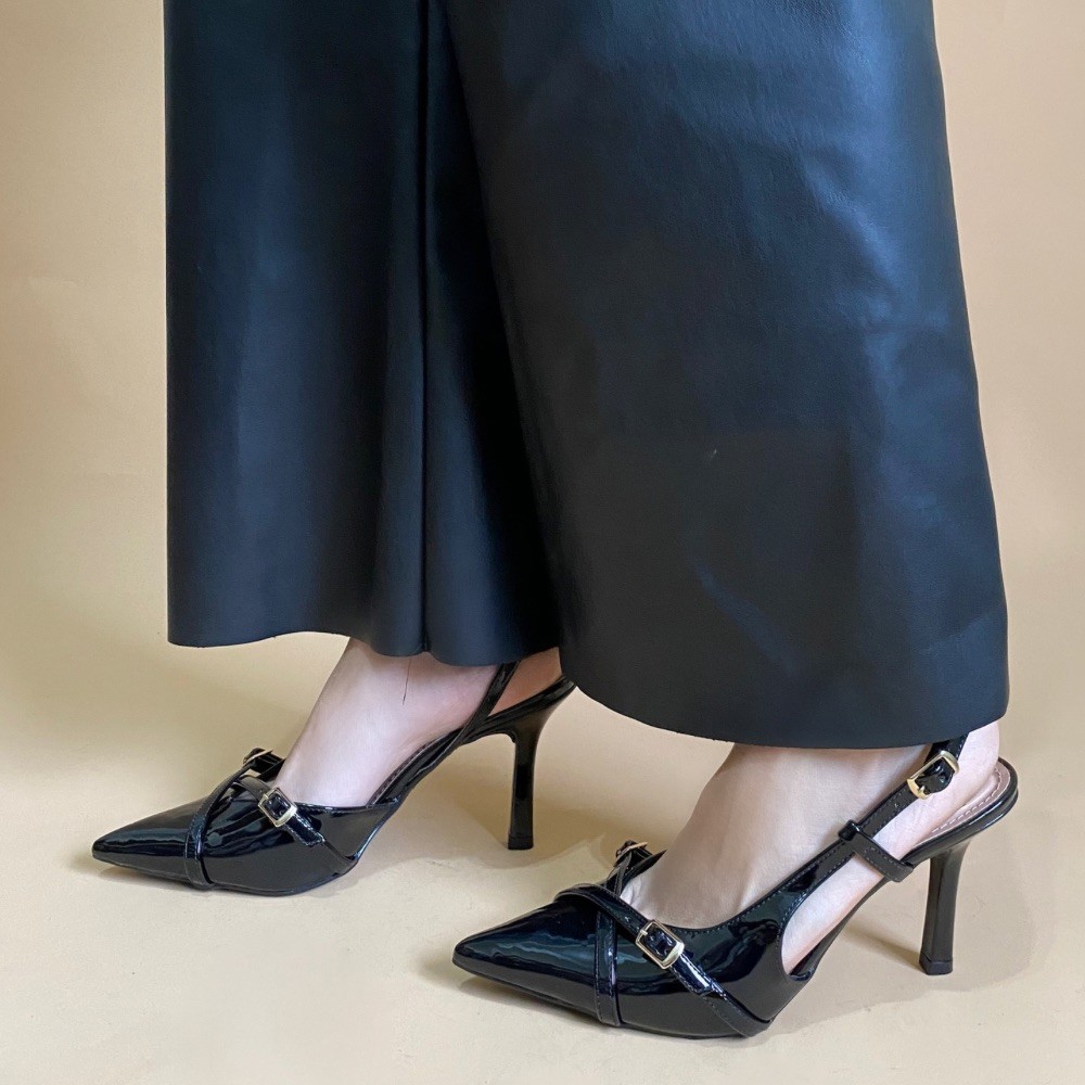 SAPATO OFFLINE CHANEL PRETO FEMININO