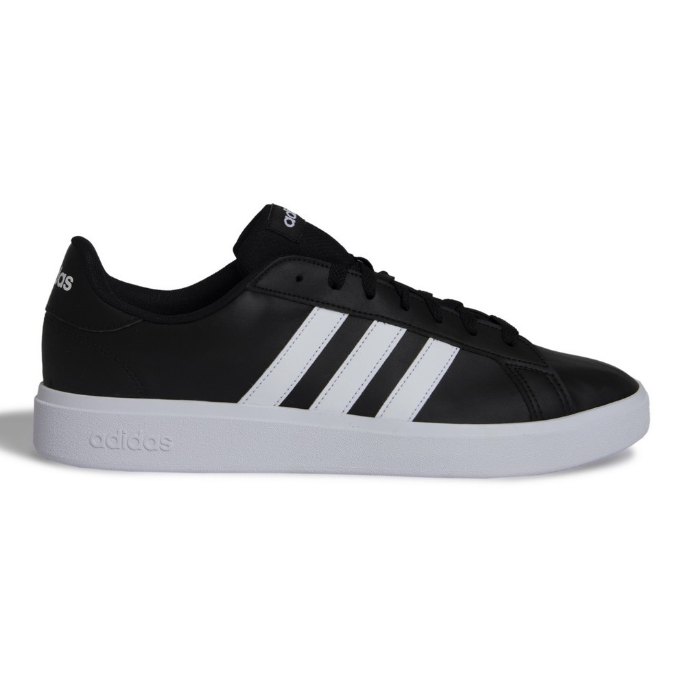 TÊNIS ADIDAS GRAND COURT BASE 2.0 PRETO COM BRANCO MASCULINO