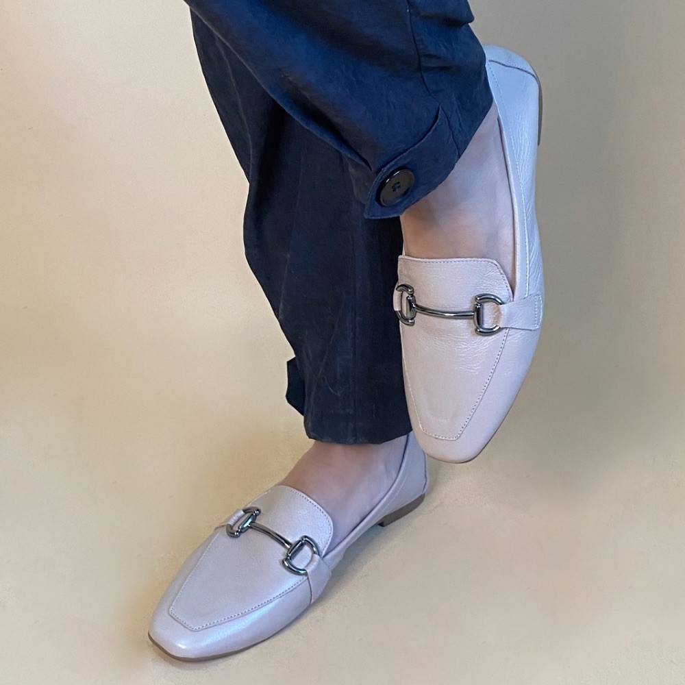 MOCASSIM SANTA FLOR LOAFER FIVELA NUDE FEMININO