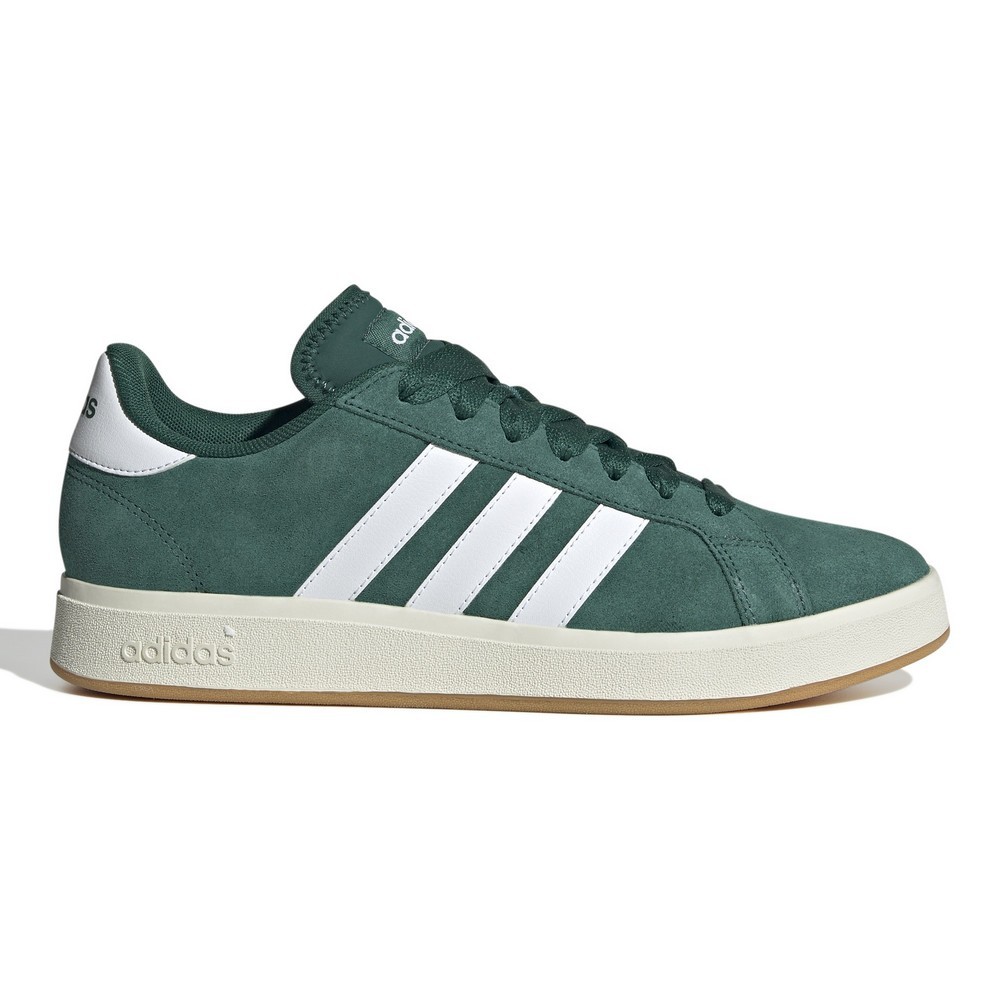 Tnis adidas grand court base suede verde com branco feminino :: Amil  Calados
