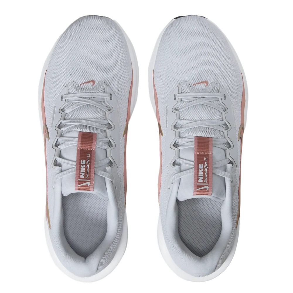 Tênis nike downshifter 13 cinza com rosa feminino :: Amil Calçados