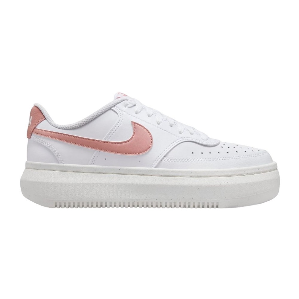 Tênis nike court vision alta branco com rosa feminino :: Amil Calçados