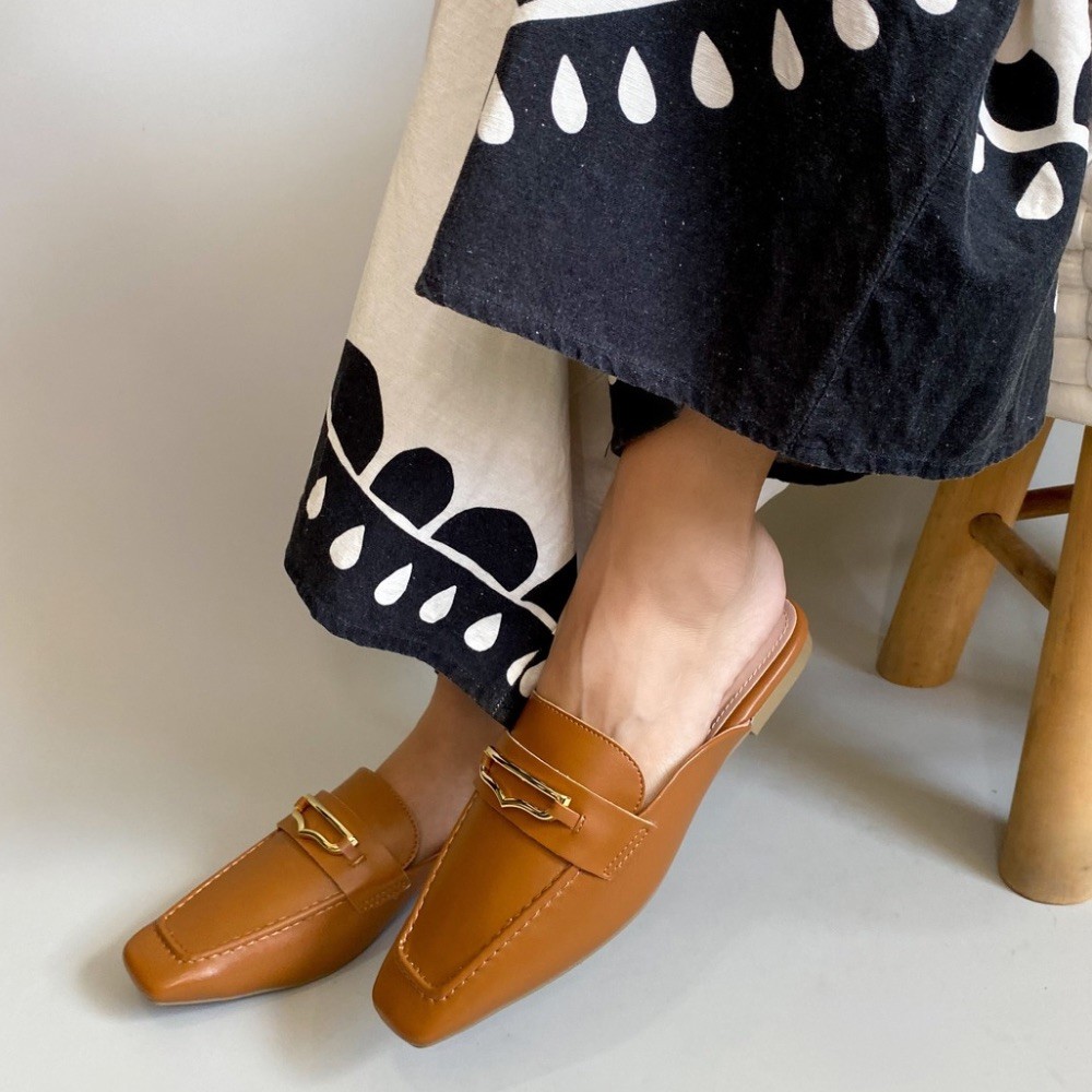 MULE OFFLINE FIVELA CARAMELO FEMININO
