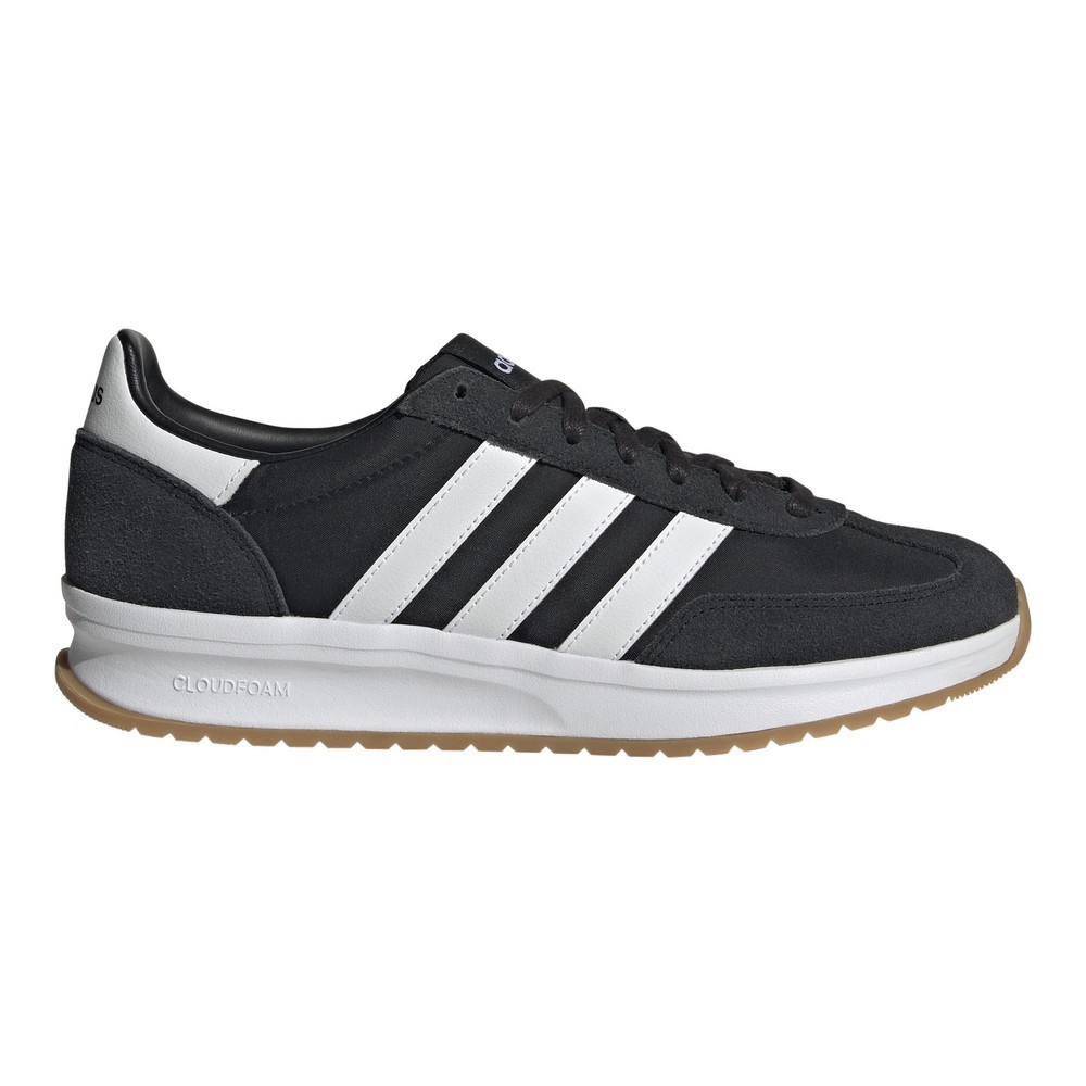 Tênis adidas run 70 preto com branco masculino :: Amil Calçados