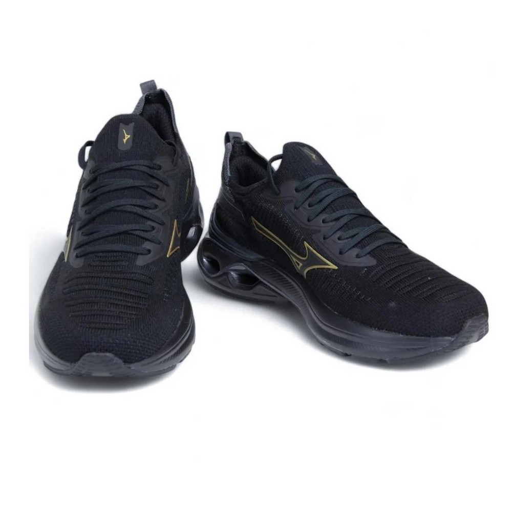Tênis mizuno wave mirai 7 preto masculino :: Amil Calçados