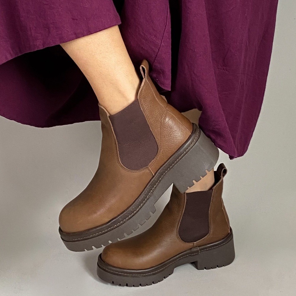 BOOT CAMILLA VENTURINI ELÁSTICO TELHA FEMININO