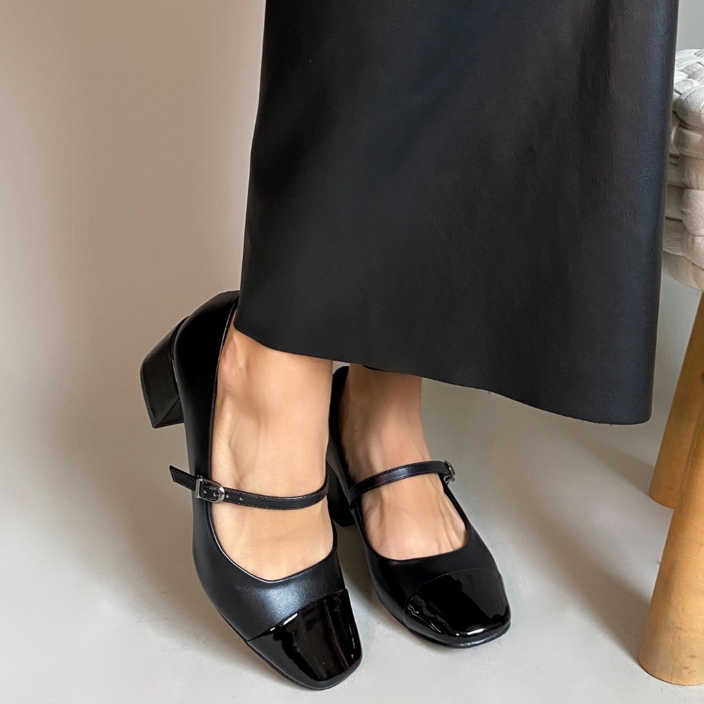 SAPATO OFFLINE BONECA PRETO FEMININO