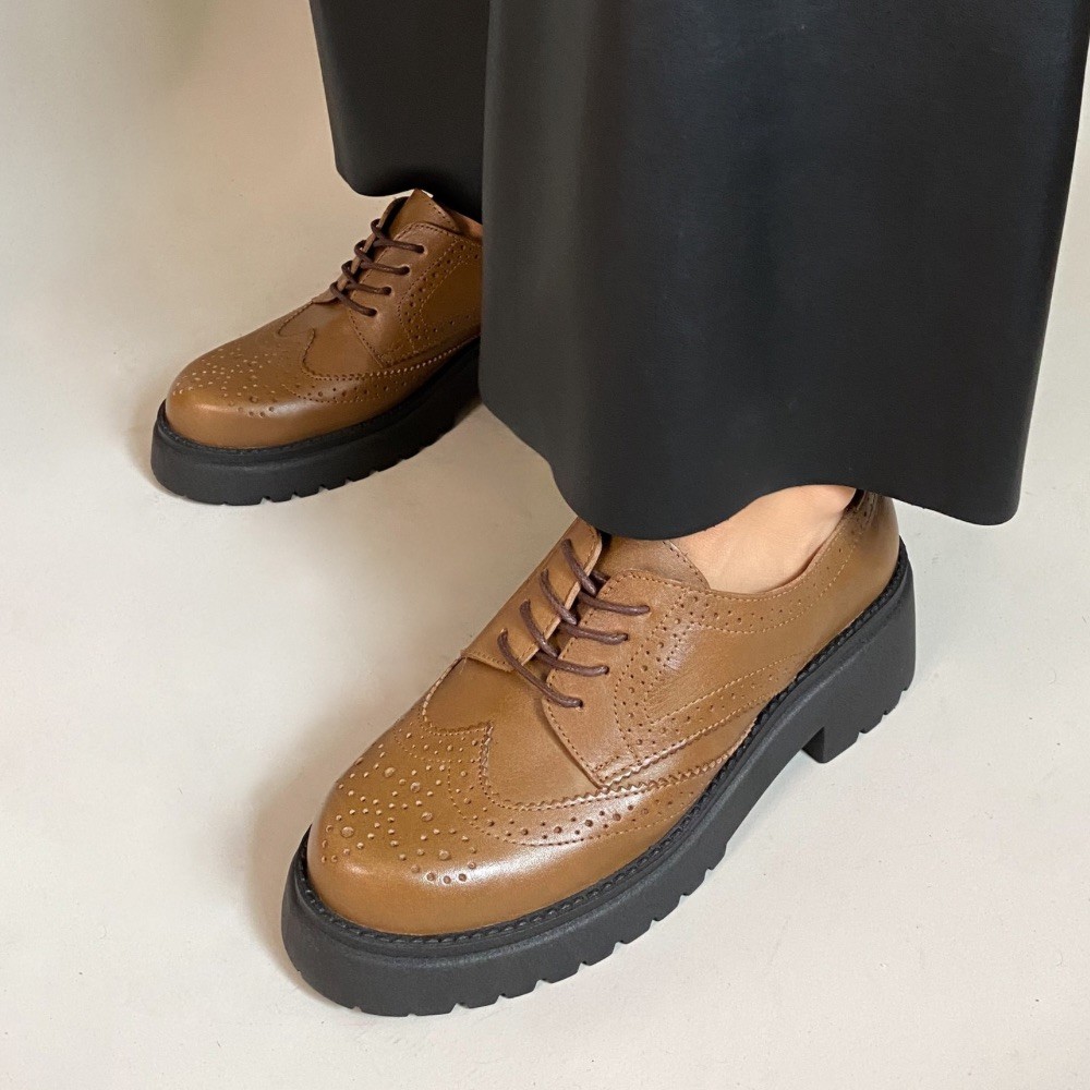 SAPATO VIA PAULA OXFORD TAUPE FEMININO