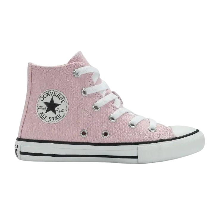 TÊNIS CONVERSE ALL STAR CHUCK TAYLOR HI SEASONAL ROSA JUVENIL