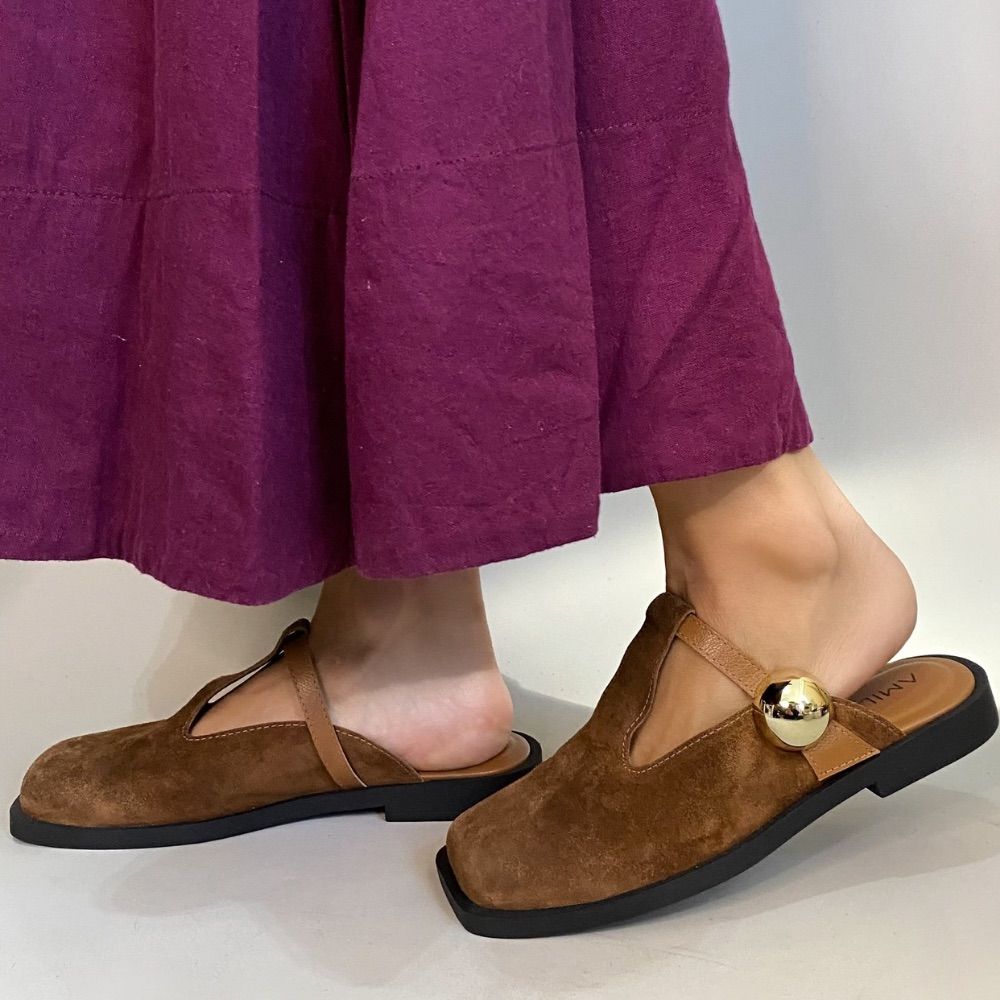 MULE CAMILA FERRAZ CLOG TERRA FEMININO