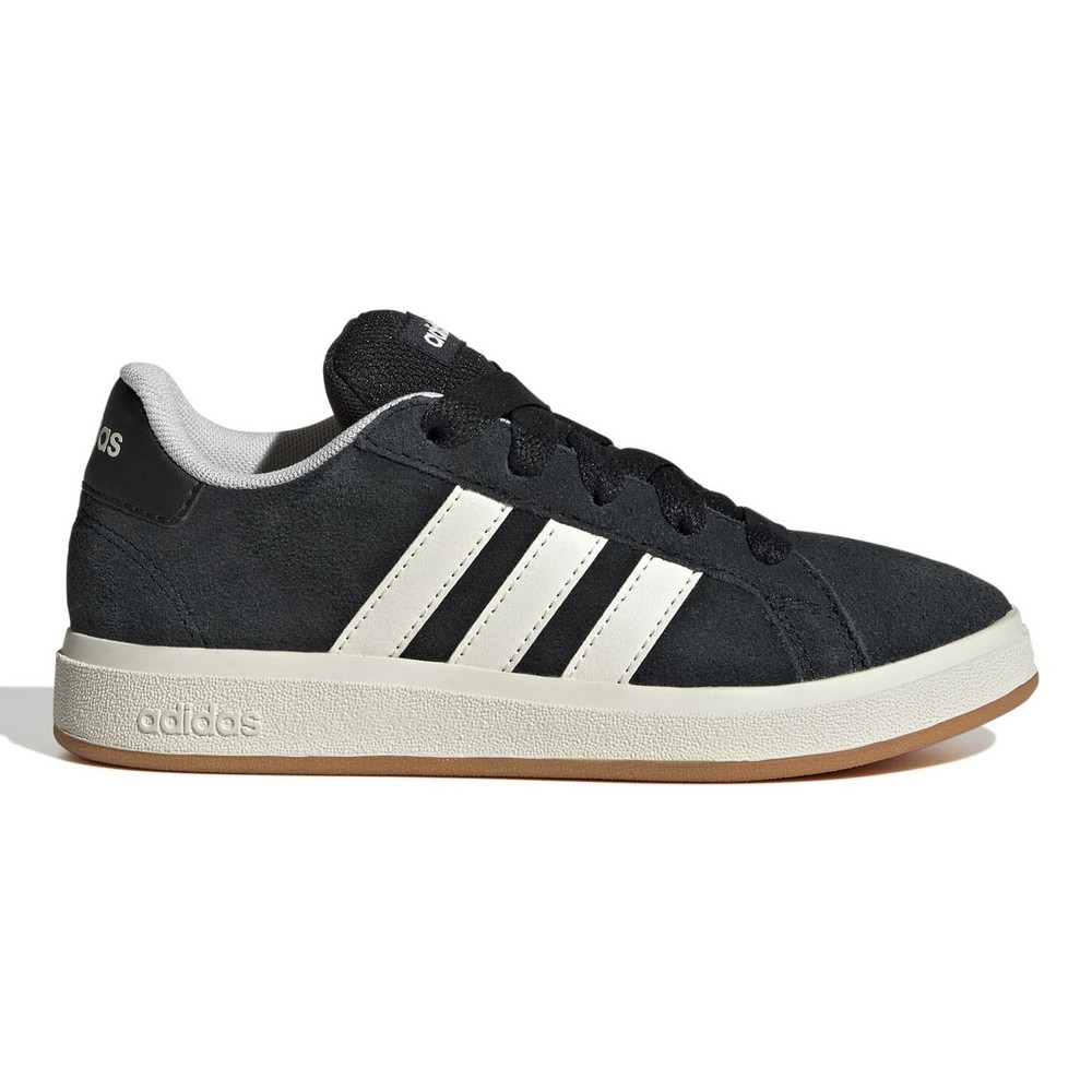 TÊNIS ADIDAS GRAND COURT PRETO COM BRANCO JUVENIL