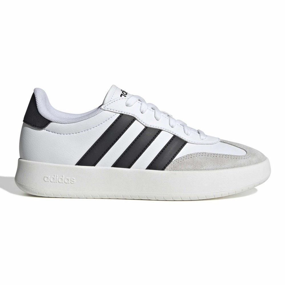 TÊNIS ADIDAS BARREDA BRANCO COM PRETO FEMININO
