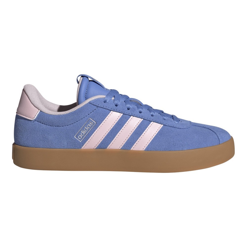 TÊNIS ADIDAS VL COURT 3.0 ROXO COM ROSA FEMININO